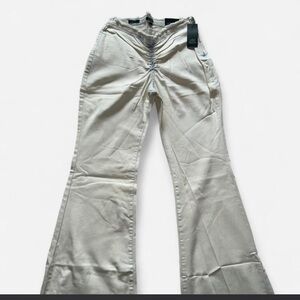 Target Women's Cream Flare Jeans